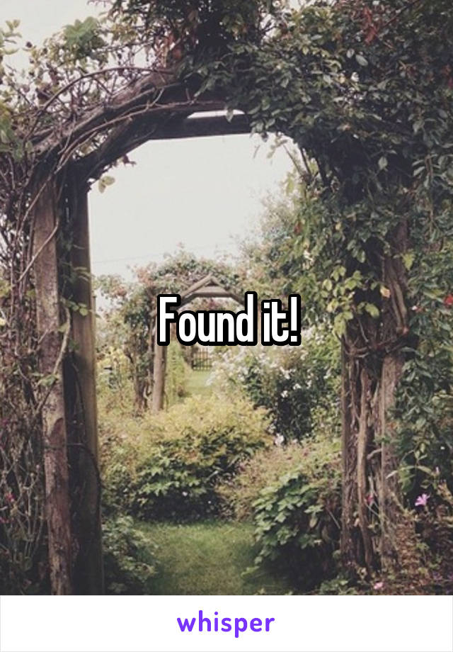 Found it!