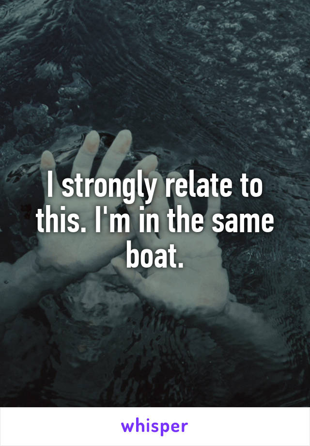 I strongly relate to this. I'm in the same boat.