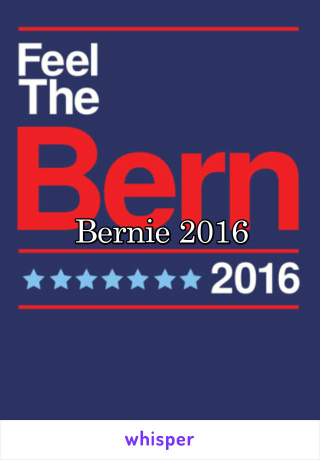 Bernie 2016