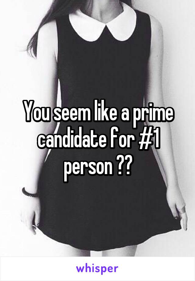 You seem like a prime candidate for #1 person 👍🏻