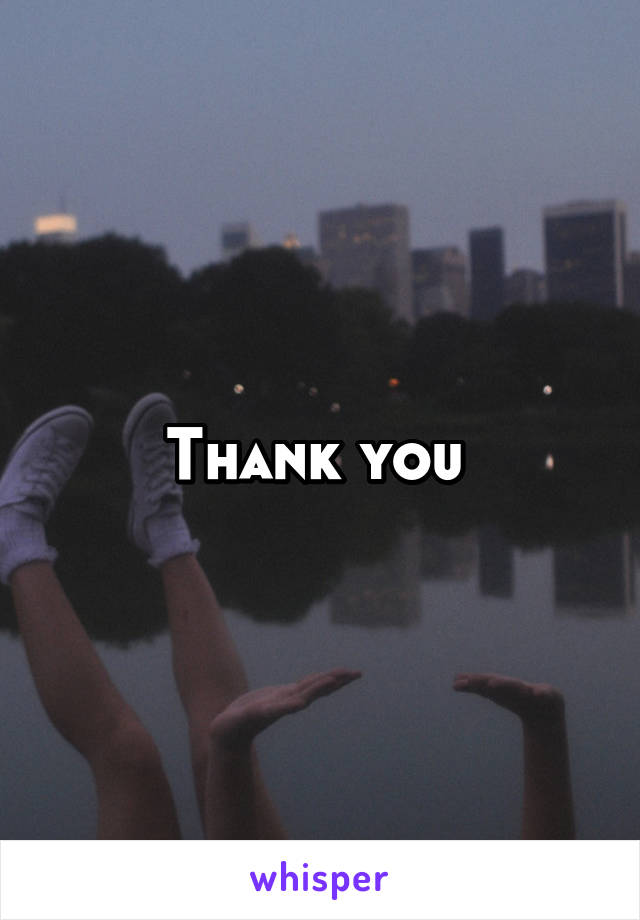 Thank you 