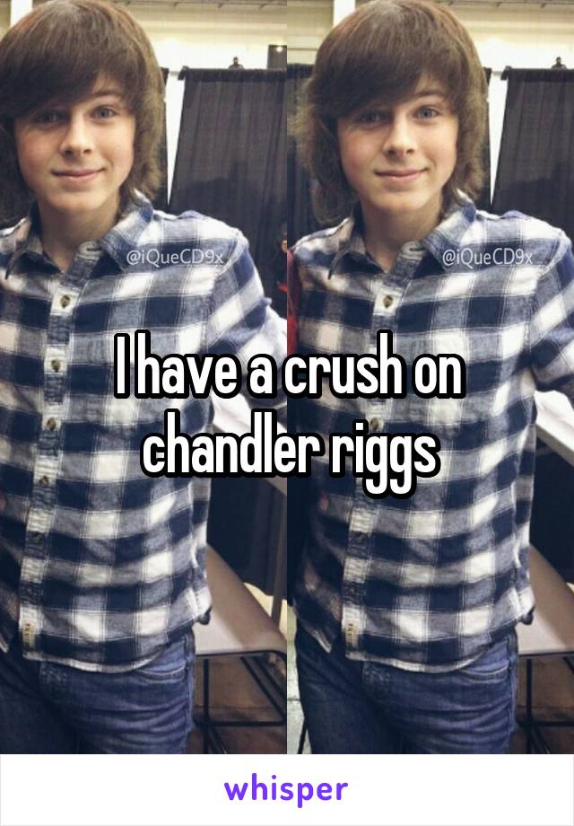 I have a crush on chandler riggs