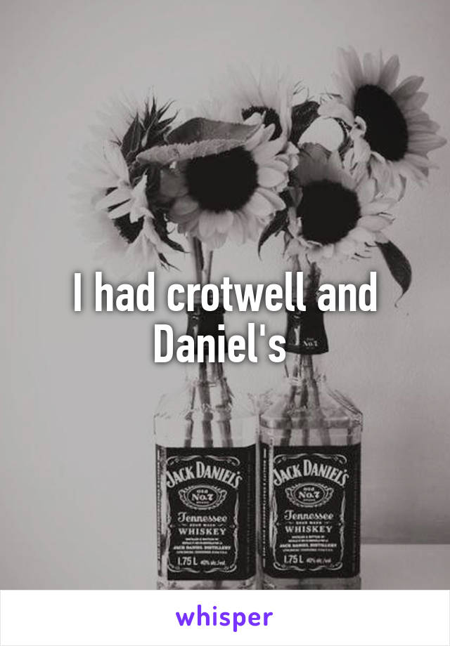 I had crotwell and Daniel's 