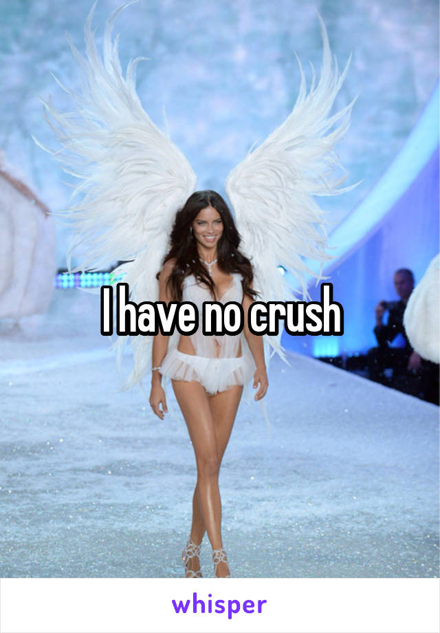 I have no crush