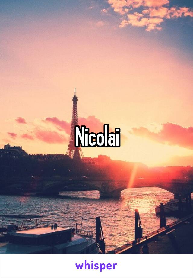 Nicolai