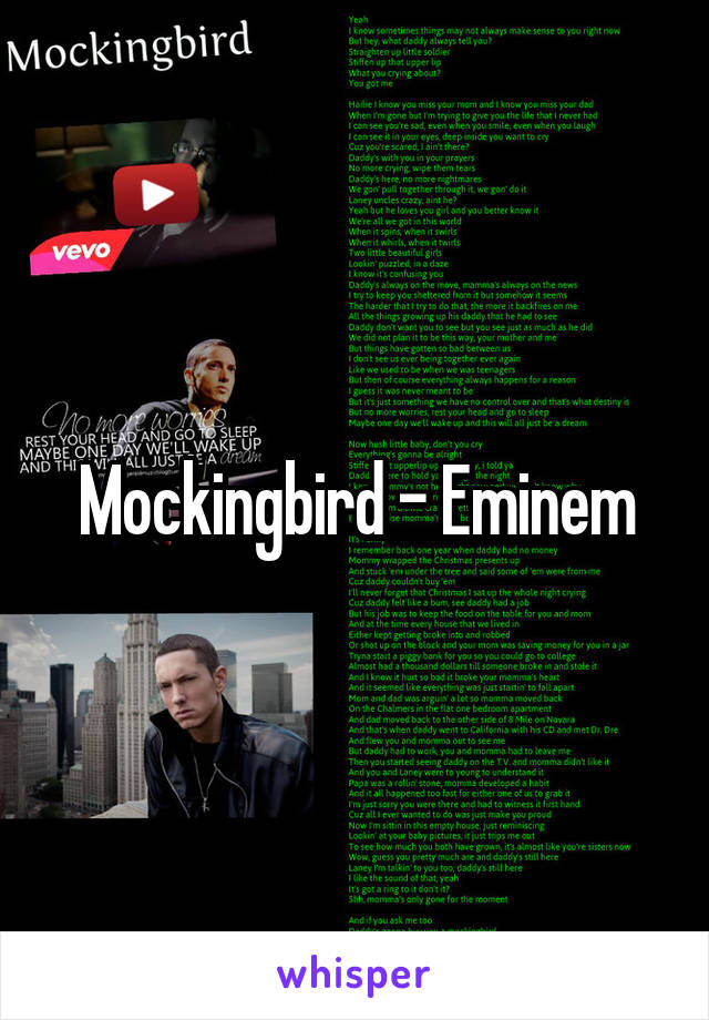 Mockingbird - Eminem