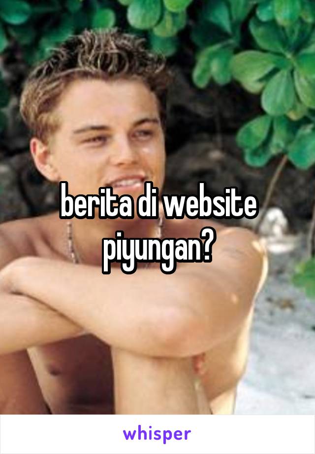 berita di website piyungan?