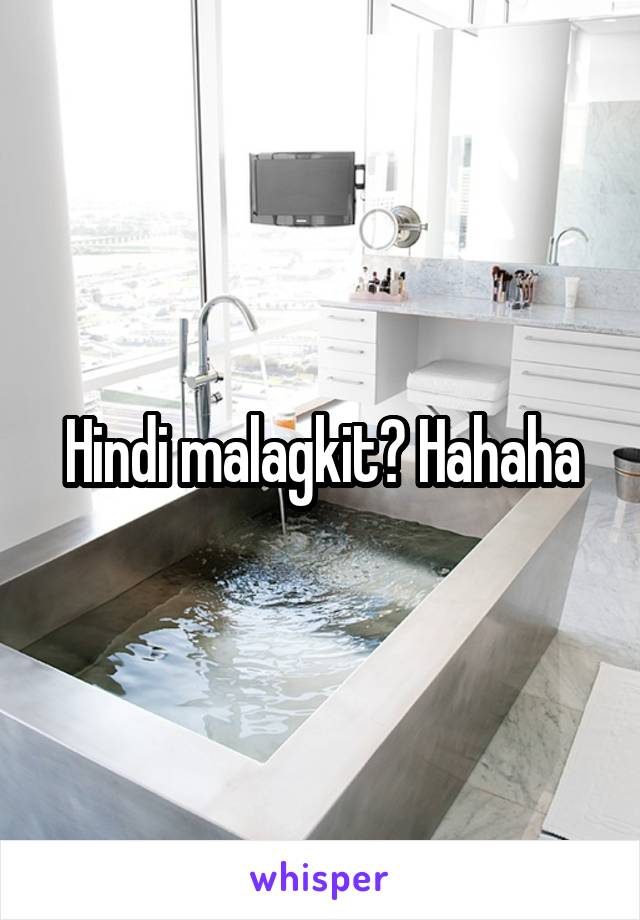 Hindi malagkit? Hahaha