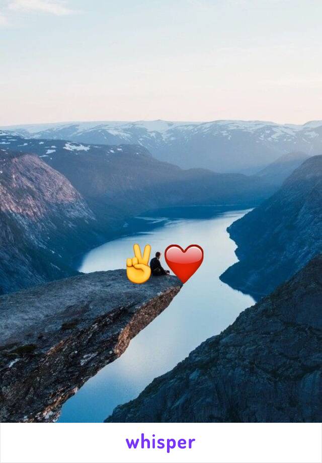 ✌️❤️