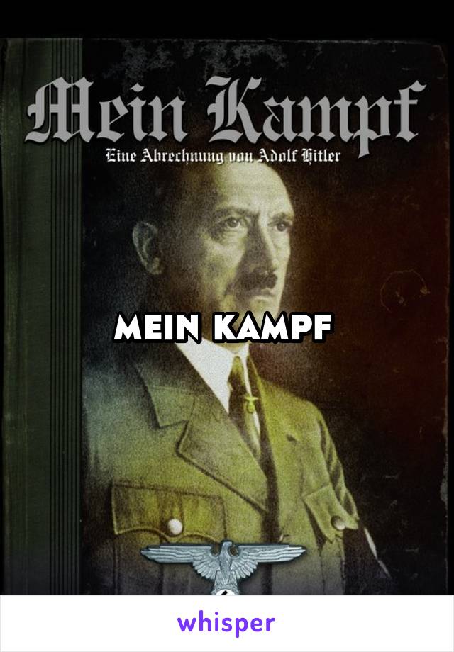 mein kampf 