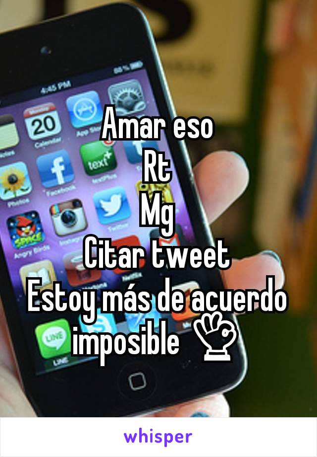 Amar eso
Rt
Mg
Citar tweet
Estoy más de acuerdo imposible 👌