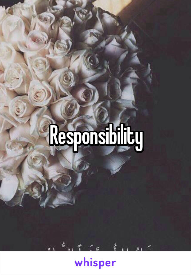 Responsibility