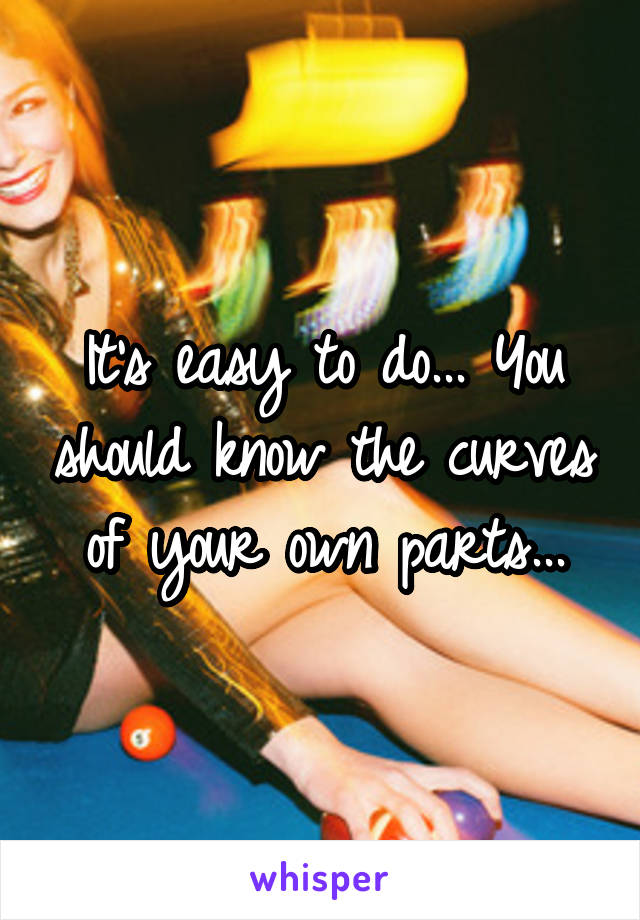 It's easy to do... You should know the curves of your own parts...