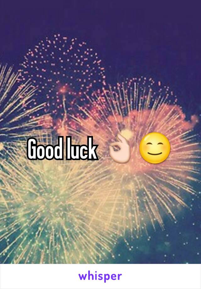 Good luck 👌😊