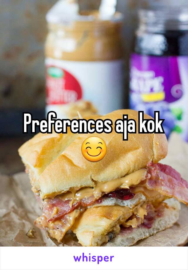 Preferences aja kok 😊