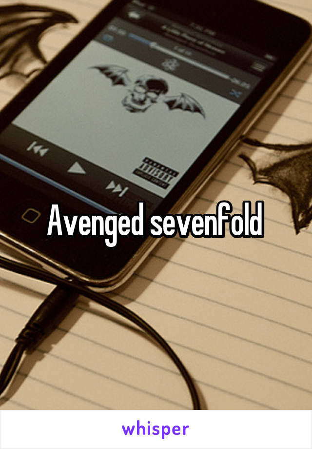 Avenged sevenfold 