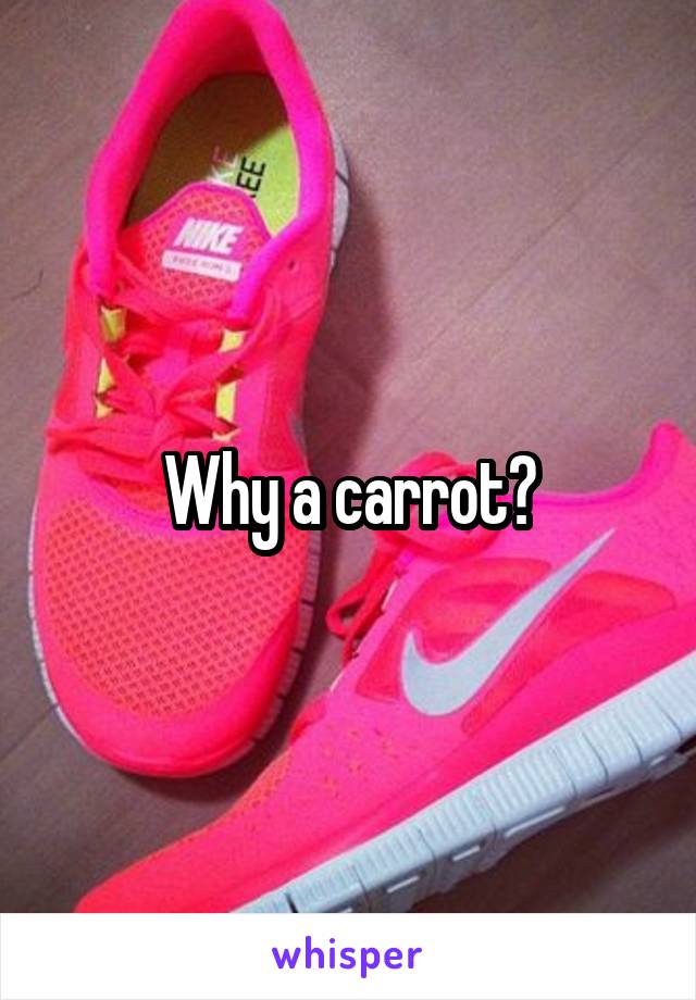 Why a carrot?