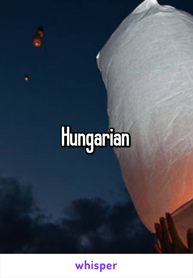 Hungarian 