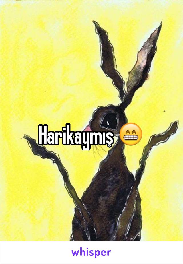 Harikaymış 😁