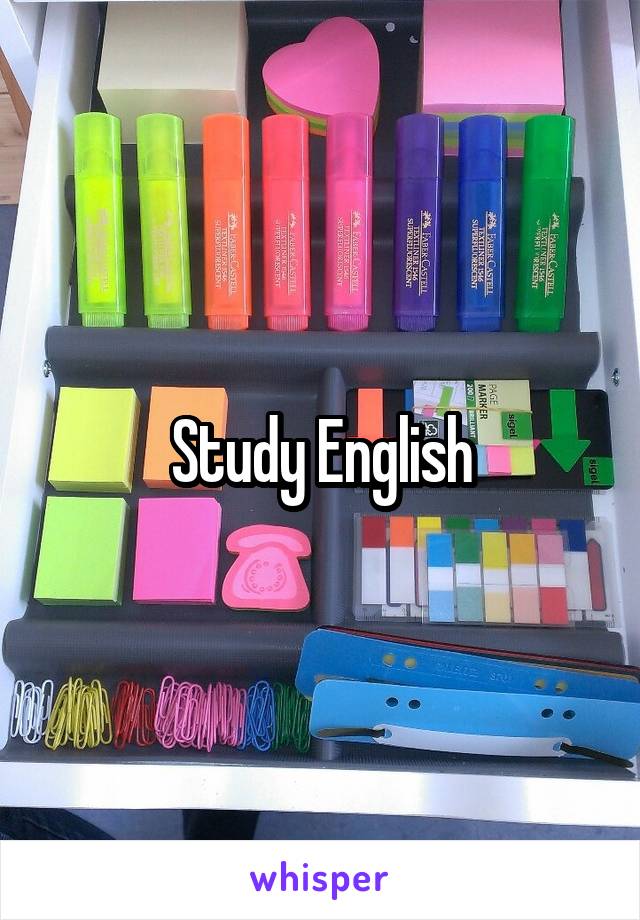 Study English