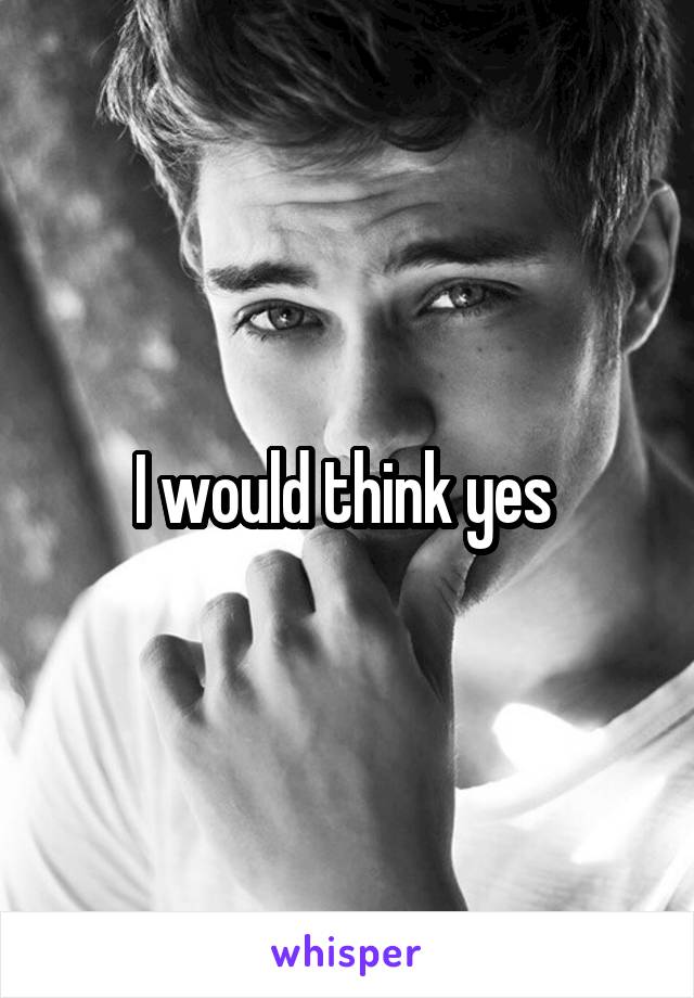 I would think yes 