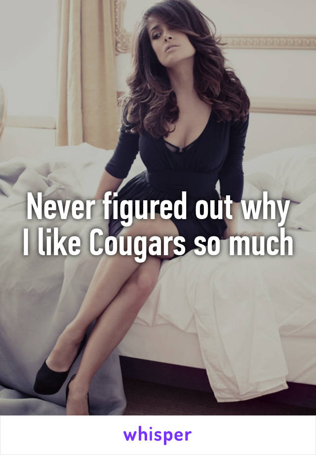 Never figured out why I like Cougars so much