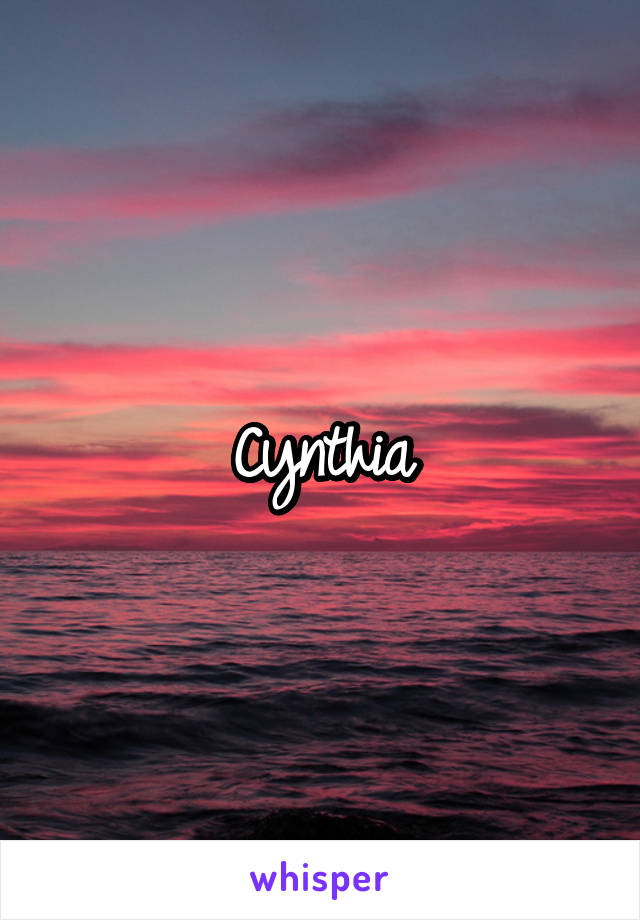 Cynthia