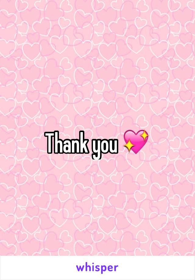 Thank you 💖