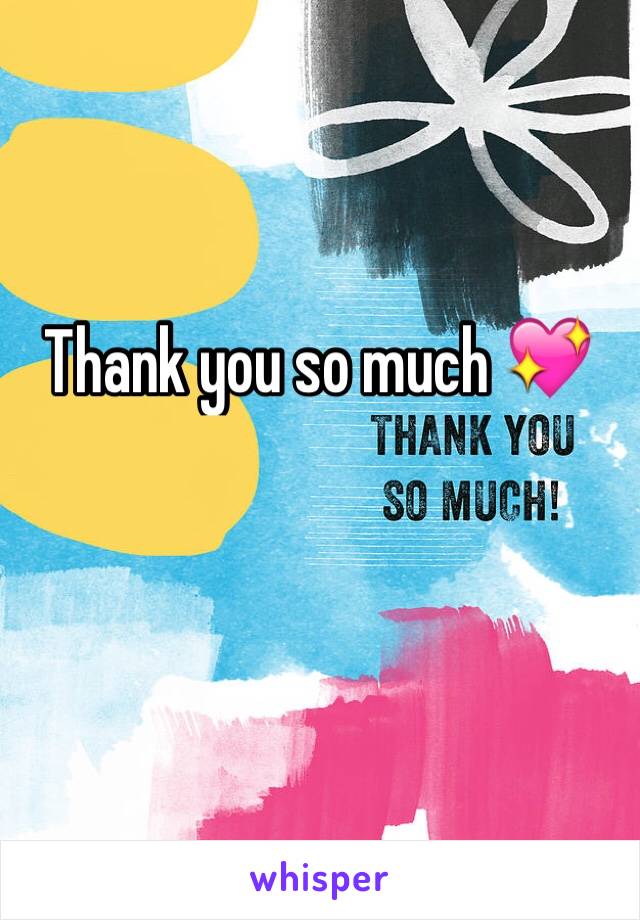 Thank you so much 💖