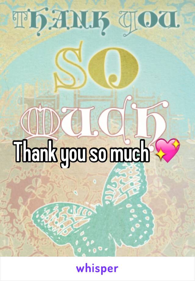 Thank you so much 💖 