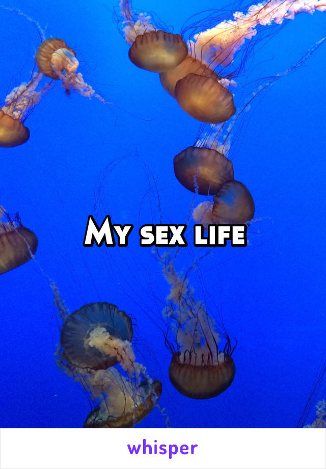 My sex life