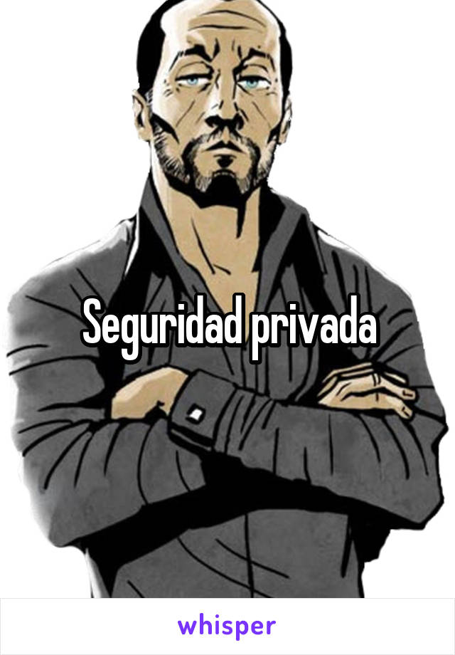 Seguridad privada