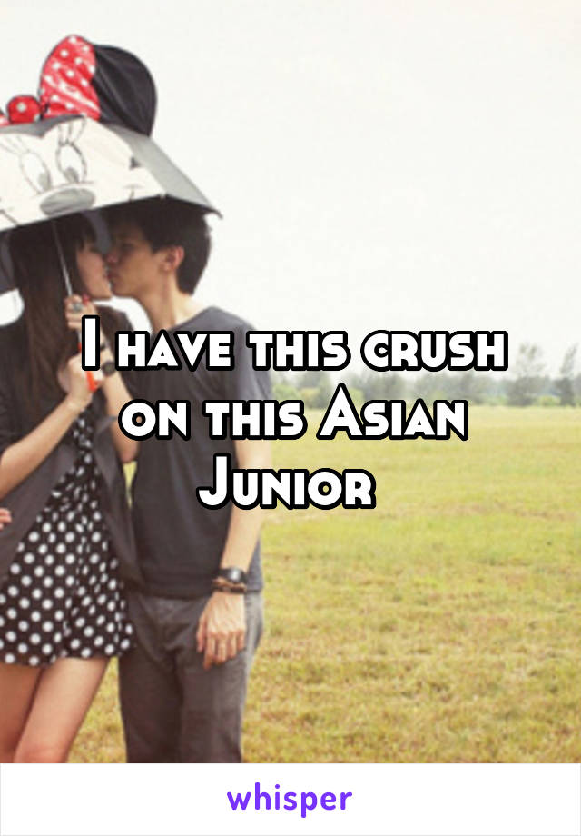 I have this crush on this Asian Junior 