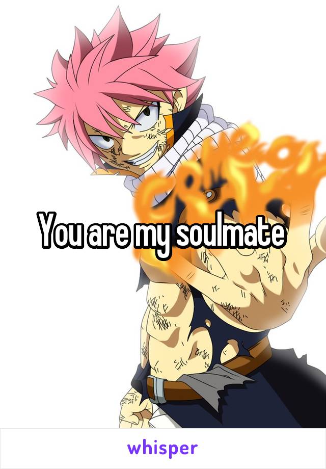 You are my soulmate 