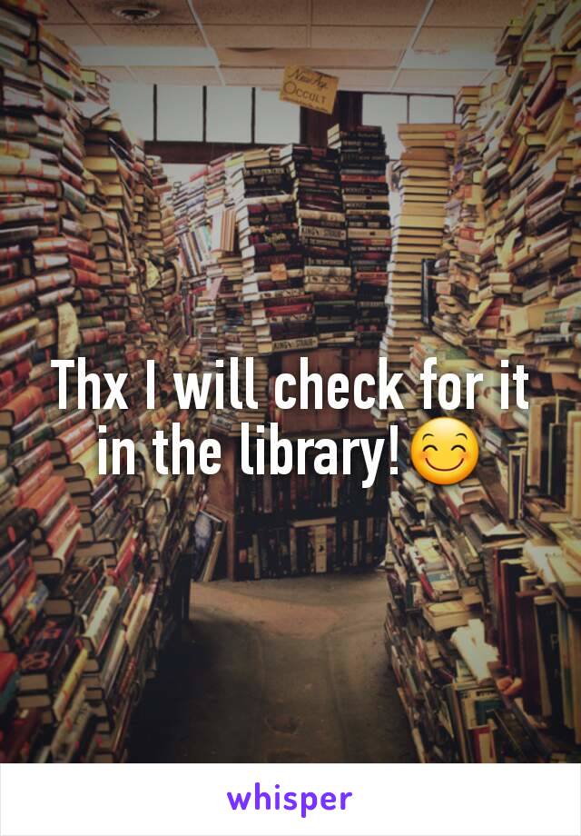 Thx I will check for it in the library!😊