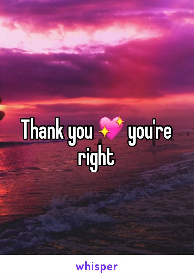 Thank you 💖 you're right 