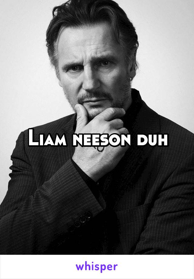 Liam neeson duh