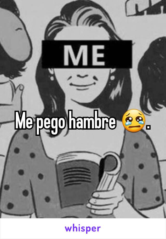 Me pego hambre 😢.