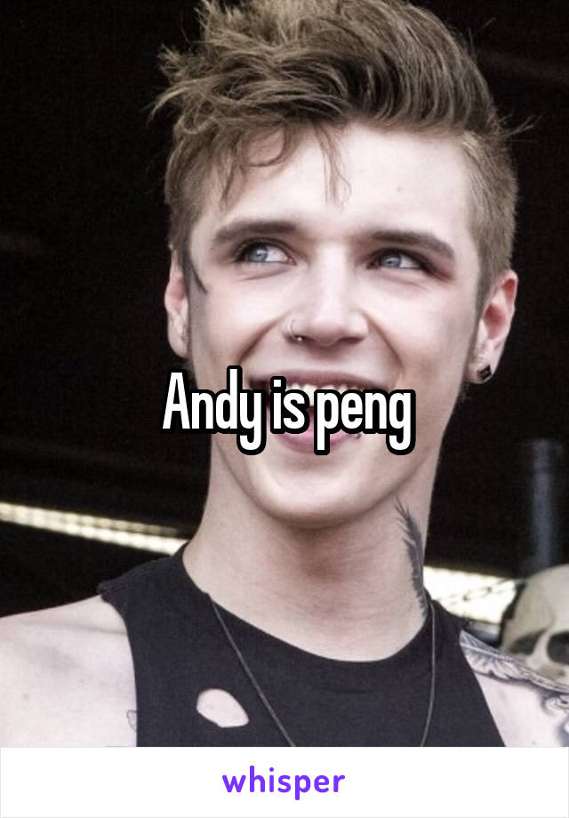 Andy is peng