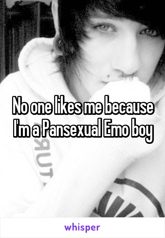 No one likes me because I'm a Pansexual Emo boy