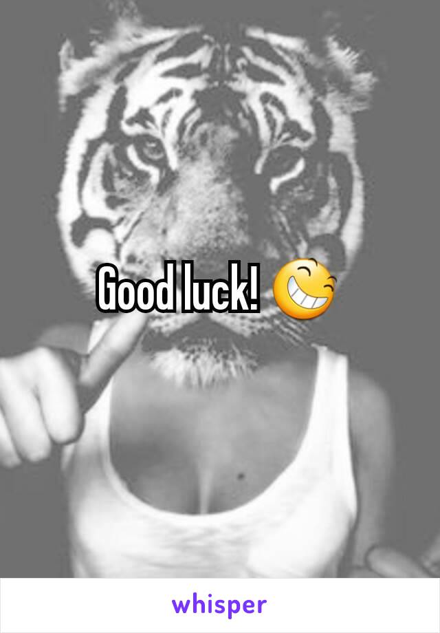 Good luck! 😆