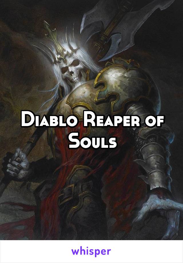 Diablo Reaper of Souls