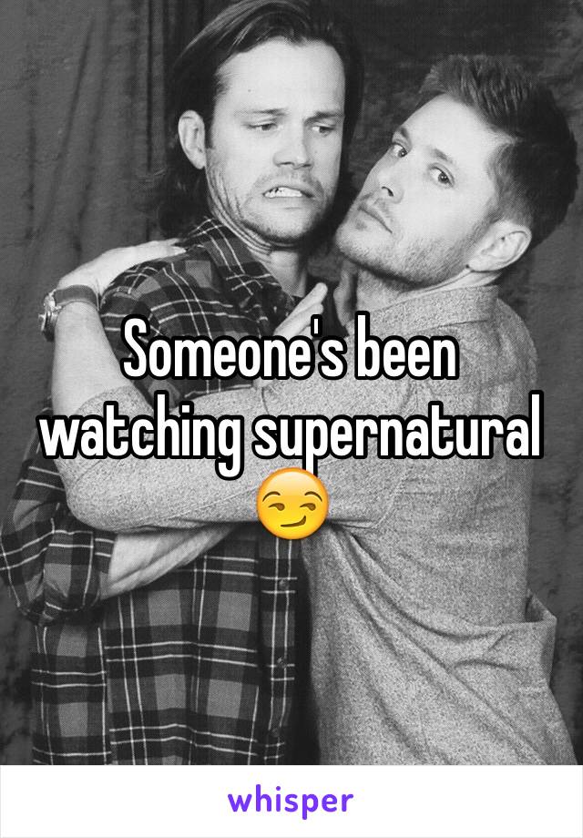 Someone's been watching supernatural 😏