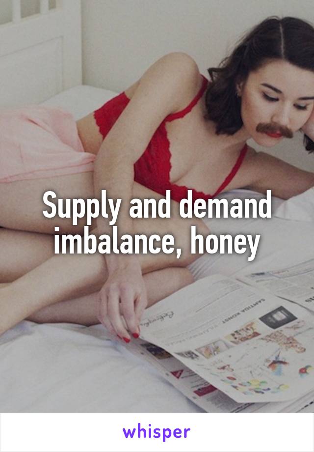 Supply and demand imbalance, honey