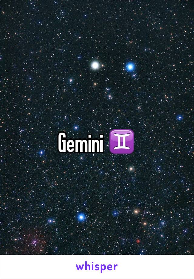 Gemini ♊️