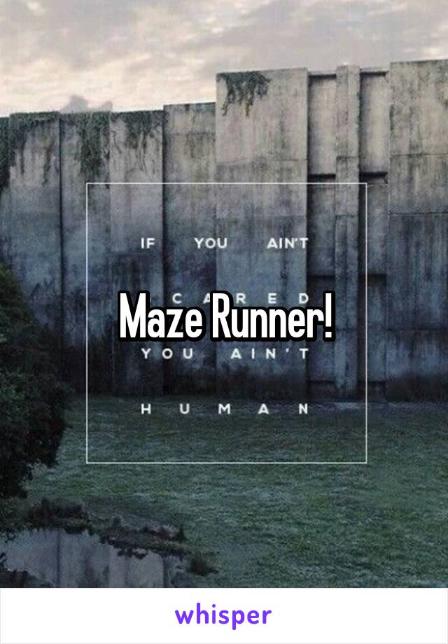 Maze Runner!