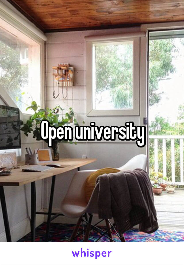 Open university