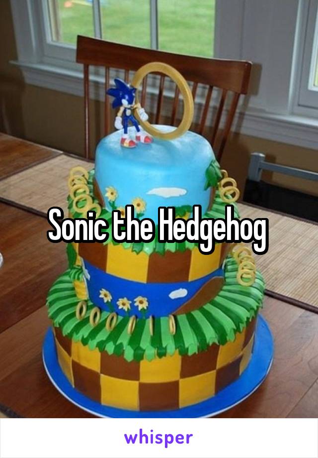 Sonic the Hedgehog 