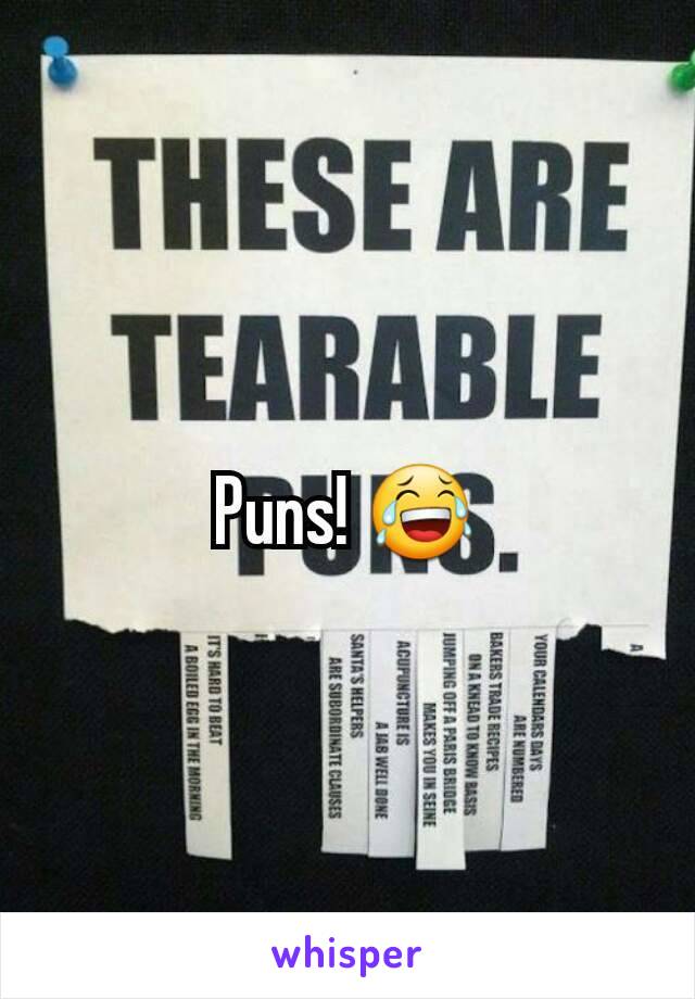 Puns! 😂