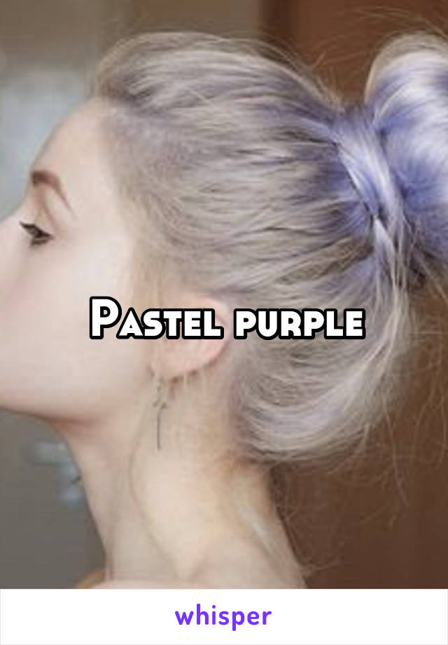 Pastel purple